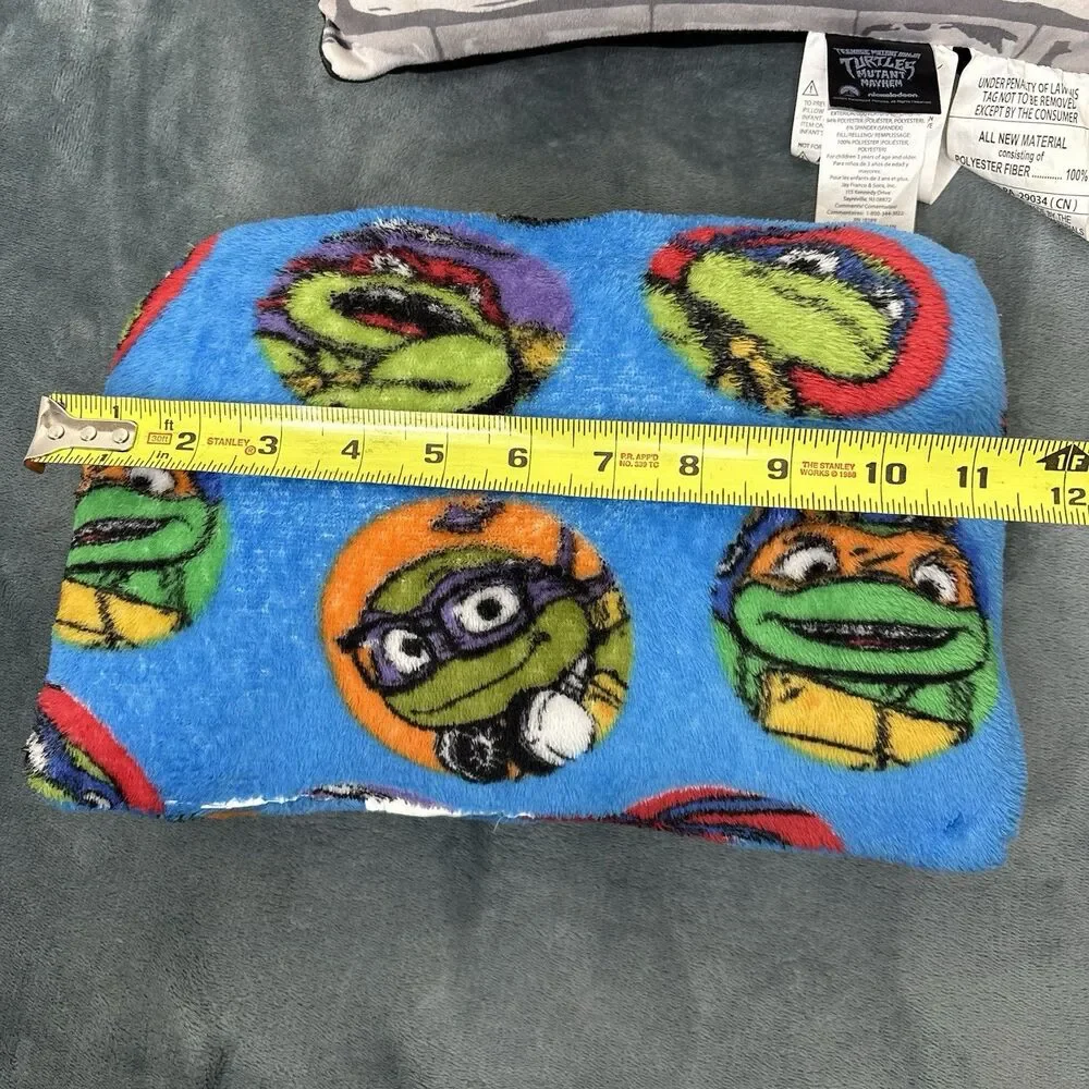 Teenage Mutant Ninja Turtles Small Pillow Lot Of 2 Jay Franco